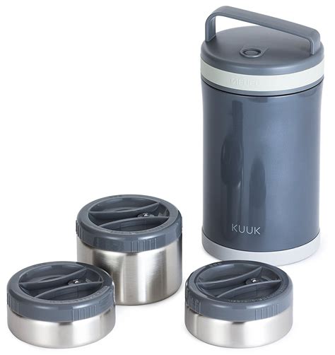 Kuuk Vacuum Thermos Lunch Box Container Set 